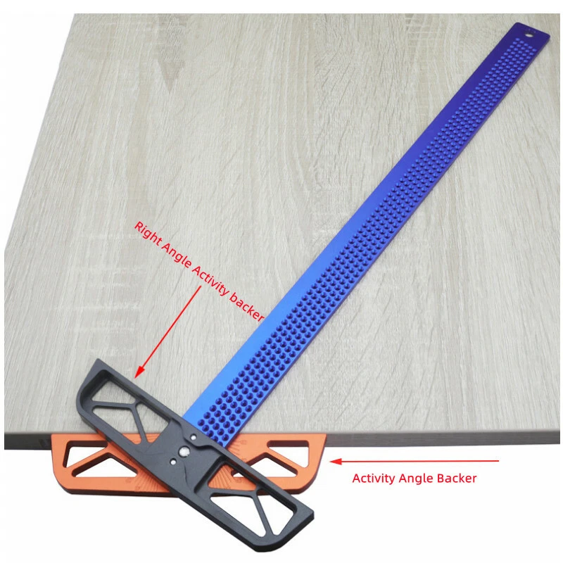 T-Ruler Square Adjustable Angle Scriber Woodworking Aluminum Alloy Marking Gauge - Image 4 of 4