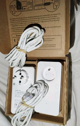  CPL DEVOLO 1200 DLAN COMPATIBLE AVEC TOUTES LES BOX,2 PRISES ET 2 FICHES JR45 