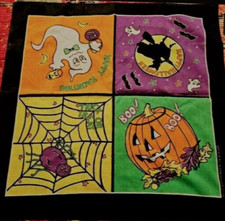 Vintage Halloween bandana 21.5" x 21.5"