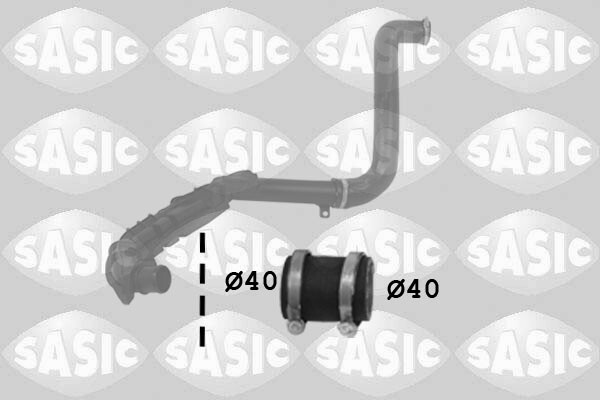 Sasic Ladeluftschlauch Passend FüR Ford Galaxy WA6 2.0 Tdci S-Max 3336310-image
