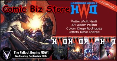HARBINGER WARS 2 AFTERMATH #1 (2018) PRE-ORDER EDITION COVER D IN STOCK 26/09/18