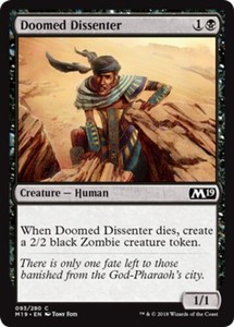 Doomed Dissenter - Foil x1 - Magic 2019 - NM-Mint, English - Magic 2019