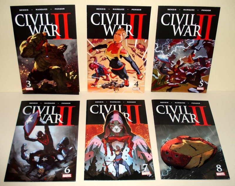 CIVIL WAR II (2) # 3 , 4 , 5 , 6 , 7 , 8  Marvel Comics Lot (2016/17) VFN/NM