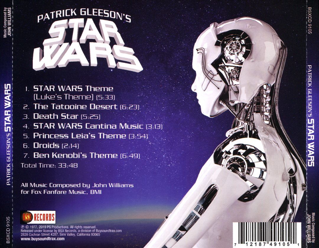 Patrick Gleeson Star Wars Expanded Edition Soundtrack CD  