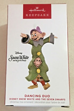 2023 Hallmark Keepsake Ornament  Disney Snow White  "Dancing Duo"  NEW