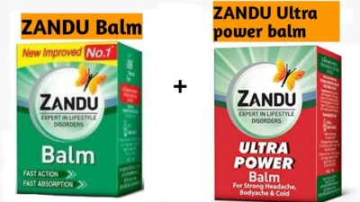 Zandu Balm / Ultra Power /Junior Gel Balm 8ml Free Shipping