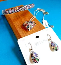 Brighton💎 Trust Your Journey Pastel Necklace Earring Bracelet Set TAG  Dust Bag