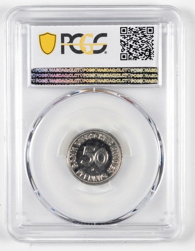 GERMANIA 50 Pfennig 1949 J - PCGS AU58 - Picture 2 of 3