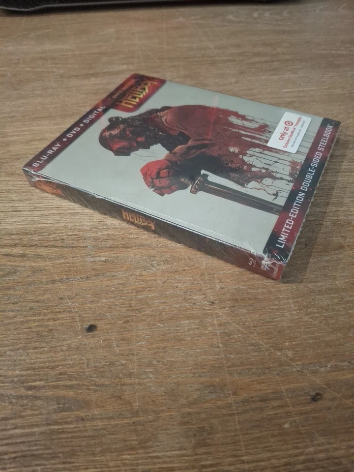Hellboy (Blu-ray/DVD, 2019) LIMITED EDITION DOUBLE SIDED STEELBOOK NEW & SEALED - Image 3 of 4