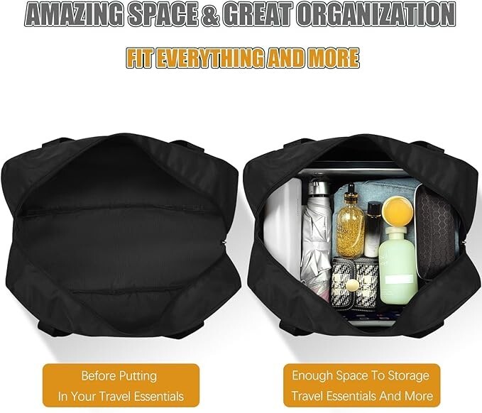 For Spirit Airlines Foldable Travel Duffel Bag Tote Carry on Luggage