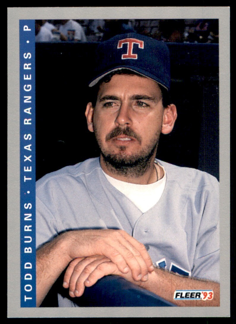 1993 Fleer #318 Todd Burns