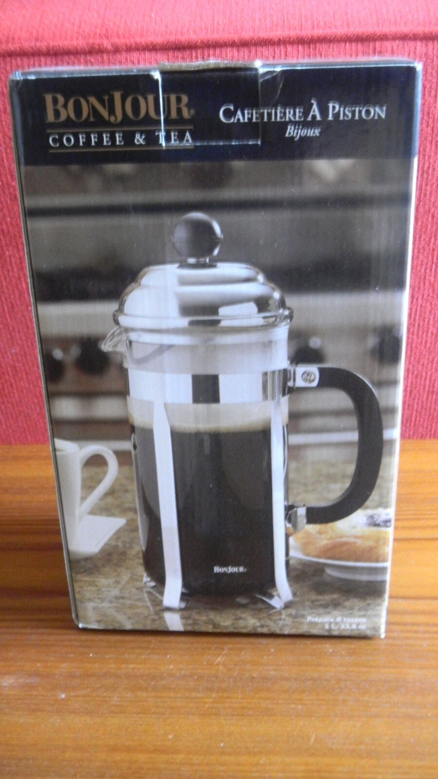 Coffee Maker Glass Espresso 8-cup Stainless Steel - Nice!