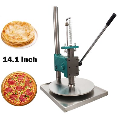 14 Inch Household Manual Press Machine Dough Roller Stainless Pasta Cake Maker