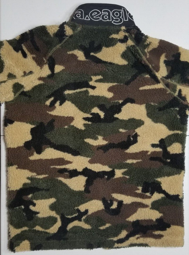 American Eagle ae.USA Full Zip Sherpa Fleece Camouflage Lined Jacket Men's M - Picture 15 of 18
