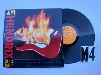 Jimi Hendrix Jimi Plays Monterey Soundtrack Psych Record lp original vinyl album
