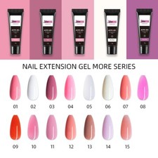 SHEROZ Poly Nail Gel Builder Gel Jelly Crystal Nail Art Extension POLY GEL