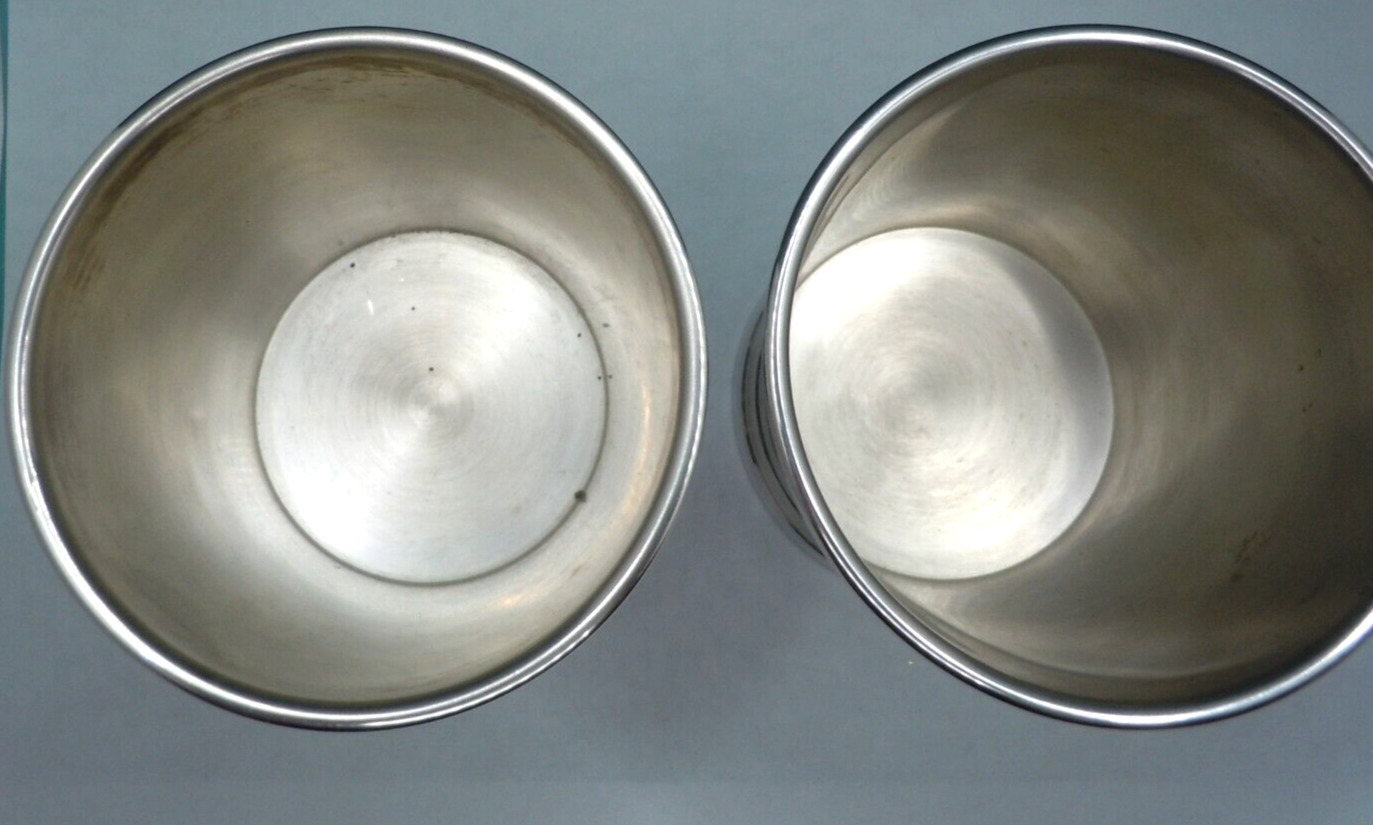 2 Vintage WEB 40 Sterling Silver Mint Julep Cups eBay