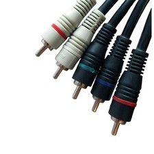 Component Video YPbPr Color Coded RCA Thick 5.5mm Cable 6-feet