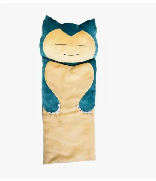 Pokemon Snorlax Sleeping Bag Velboa Plush Plushie Pillow Blanket