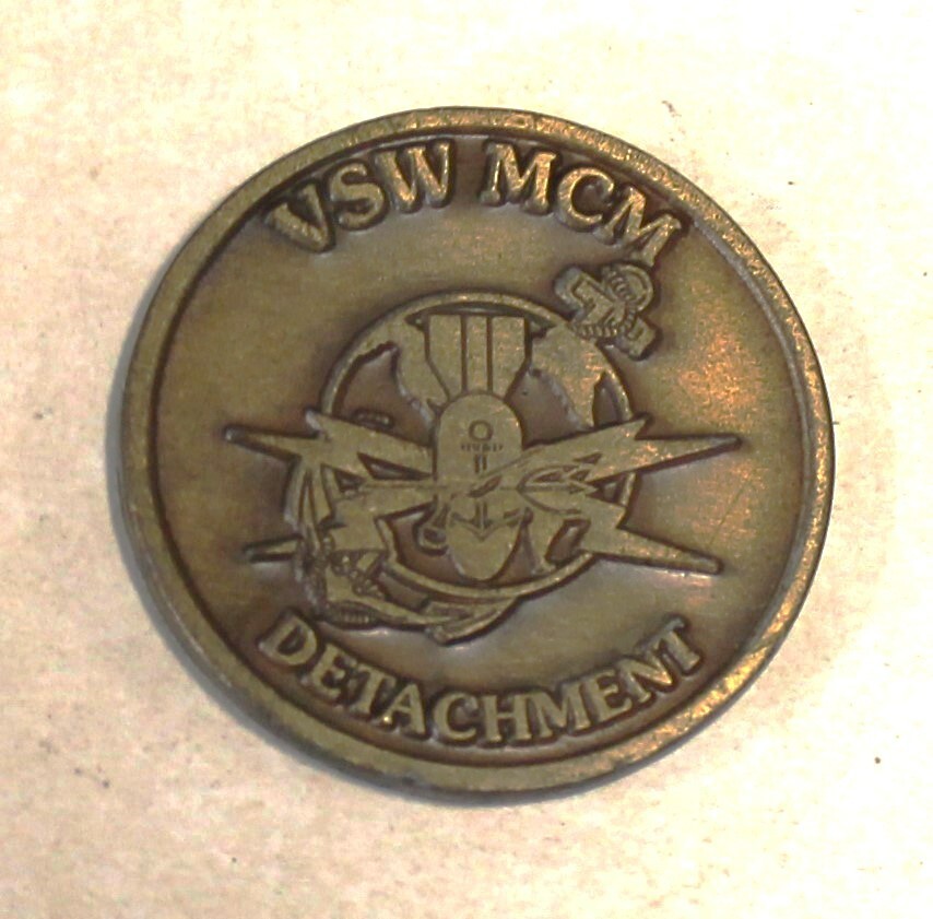 Navy SEAL EOD Recon Very Shallow Water Mine Countermeasures Challenge Coin-image