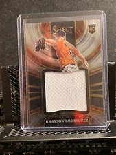 Grayson Rodriguez 2023 Select  Rookie Jumbo Swatch Relic - Orioles