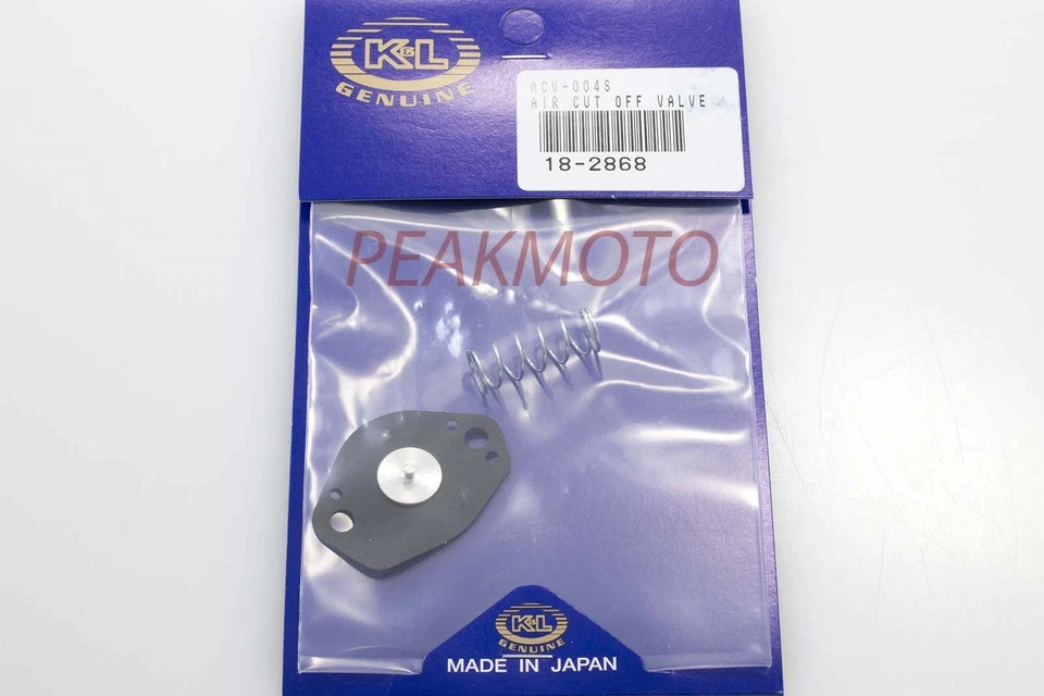 Juego de válvulas de corte de aire de carburador Kawasaki KLX125 03-06 K&L 18-2868 43028-S008 Foto 2 de 2