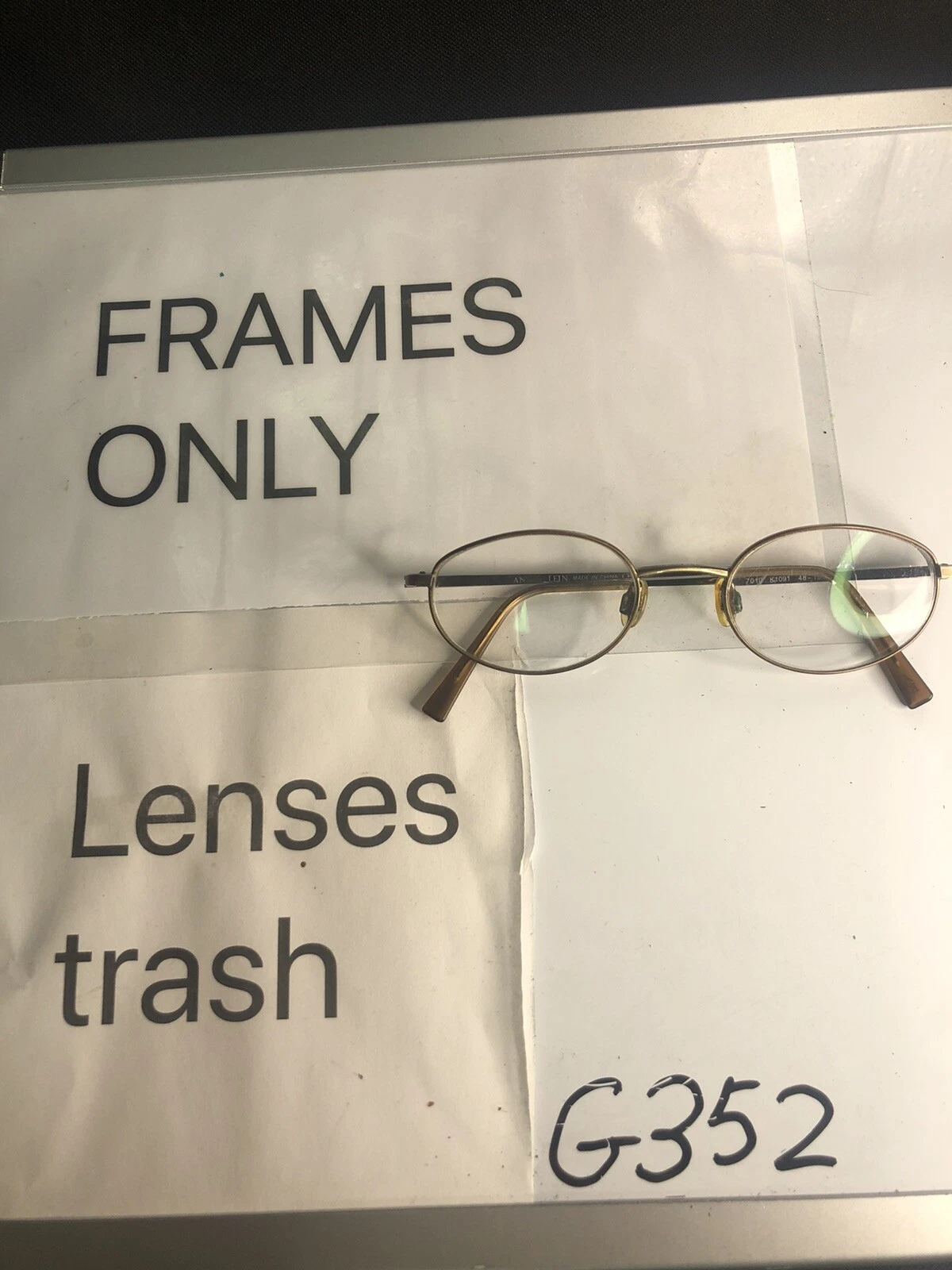 Anne Klein Eyeglass Frames AK7010 K1091 Bronze 48 19 135 Full Rim G352