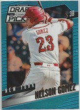 2014 Prizm Perennial Draft Picks ~ NELSON GOMEZ Powder Blue Prizms #78 (#32/199)
