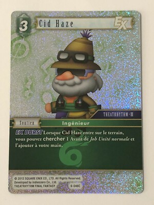 Final Fantasy Karte - FFTCG - Cid Haze - Foil / Holo - 6-046C - DE - Neu