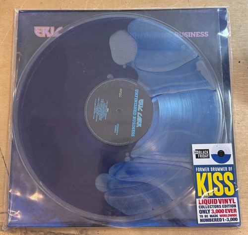 ERIC CARR FROM KISS UNFINISHED BUSINESS RSD BLACK FRIDAY 2025 LIQUID VINYL