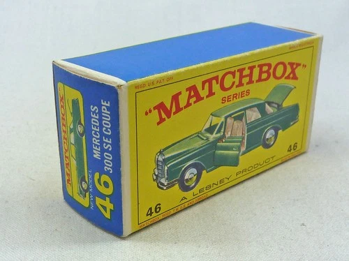 Lesney Matchbox Toys MB46c Mercedes 300 SE ORIGINAL Empty E4 Type Box