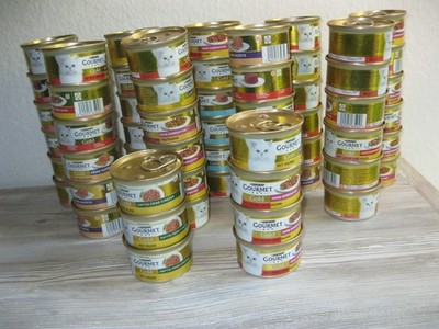 Gourmet FUTTER versch. Sorten  58 Dosen + 3 gratis  MHD s. Bilder  *BITTE LESEN*