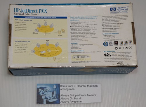 HP JetDirect 170x External Print Server for Ethernet new / J3258B Old Stock - Picture 4 of 8