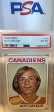 1975 Topps Guy Lafleur #126 PSA 6 EX-MT