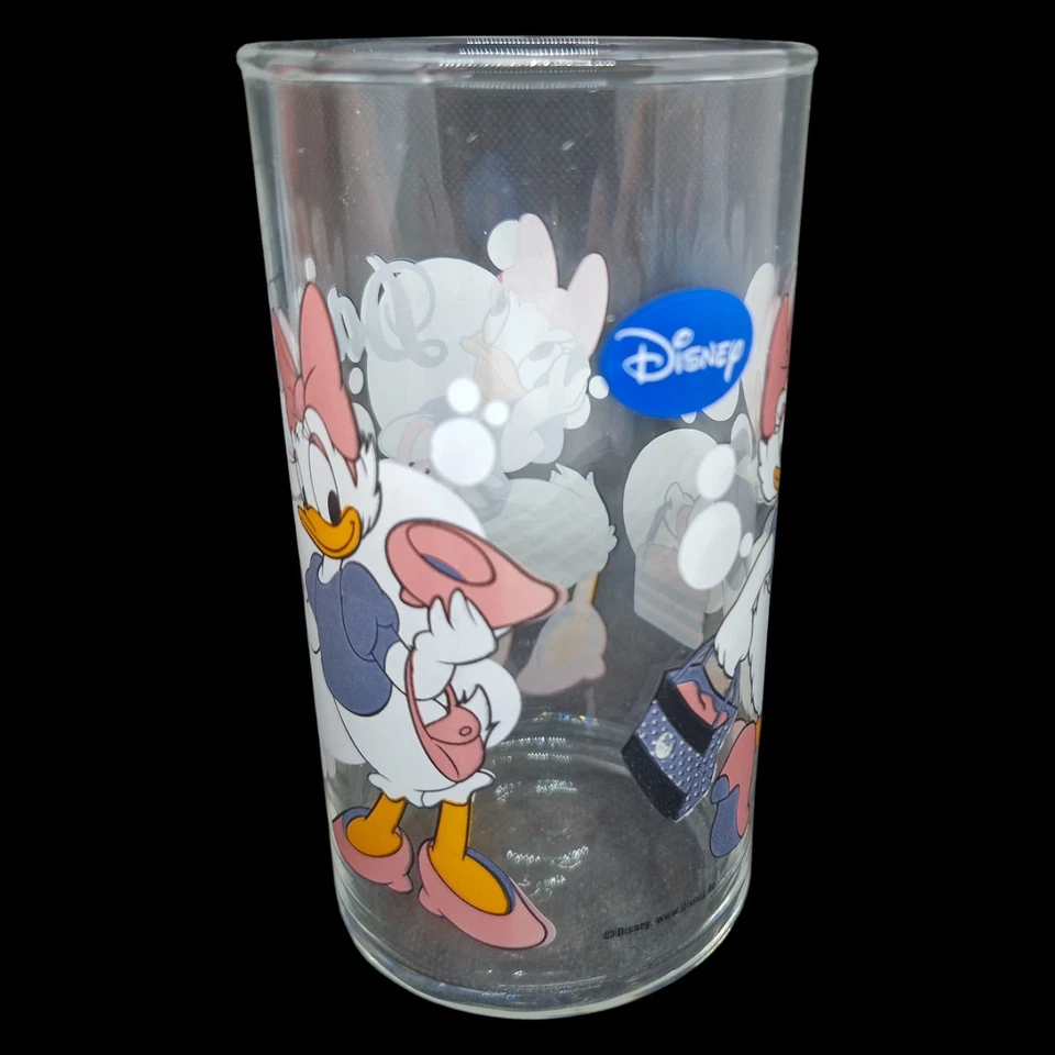 Daisy Duck Sammelglas Glas Bautzner Senfglas Disney Selten Vintage Sammler 11 cm - Bild 3 von 4