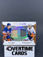 2024-25 Upper Deck Engrained Icons Billy Smith Bryan Trottier Cuts of Class /49