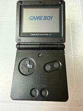 Nintendo Game Boy Advance SP AGS-001 Black Handheld System Console