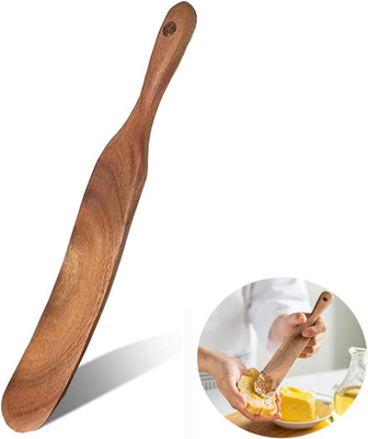 Wooden Spurtle Spatula for Sourdough, Baking Utensil & Jar Scraper