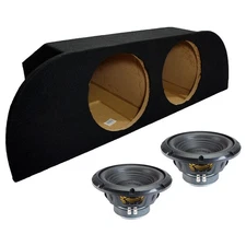 Alpine W10S4 BassLine 10" Subwoofer Dual Sealed Nissan 350Z Box w/Amp Rack 250W