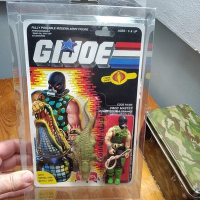 G I GI JOE COBRA ENEMY REPTILE TRAINER CROC MASTER FIGURE MOC RUSSIAN FUNSKOOL