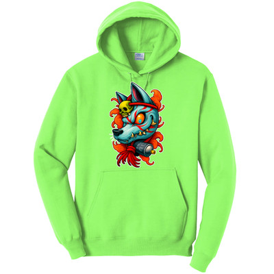 Art Society Tätowierung FLASH vol. 6 Neon Grün Kapuzenpulli SMALL-4XLARGE
