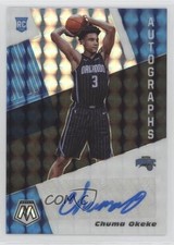 2019-20 Panini Mosaic Rookie Silver Prizm Chuma Okeke #RA-CHO Auto 1h1