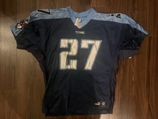 Tennessee Titans Eddie George #27 Stitched Jersey 52 Vtg 1999 NFL Puma Football
