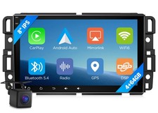 8"Android 14 4+64 for GMC Sierra Yukon CarPlay Smart Car Radio Navigation Stereo