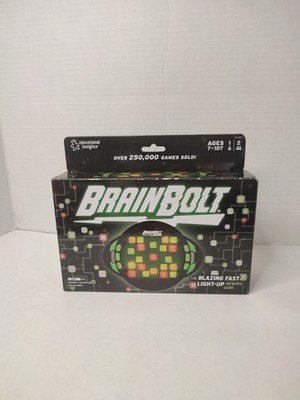 Educational Insights BrainBolt Handheld Memory Game with Lights and Sound