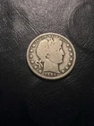 1904 Barber Half Dollar 50C Silver Coin Circulated United States