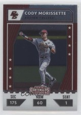 2021 Panini Elite Extra Edition College Tickets Optic Cody Morissette 01wi