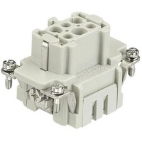 Harting 09330062716 Buchseneinsatz Han® E 6 + Pe KäFigzugfeder 1 St.