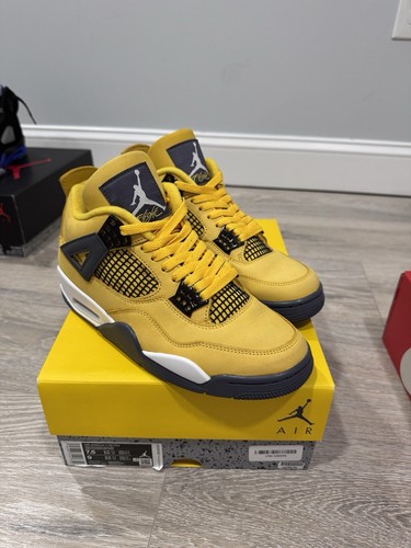 Größe 7,5 - Jordan 4 Retro Mid Lightning Ct8527700 9,5/10 Zustand - Bild 1 von 7