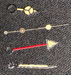 Genuine Rolex GMT Master hand set vintage tritium